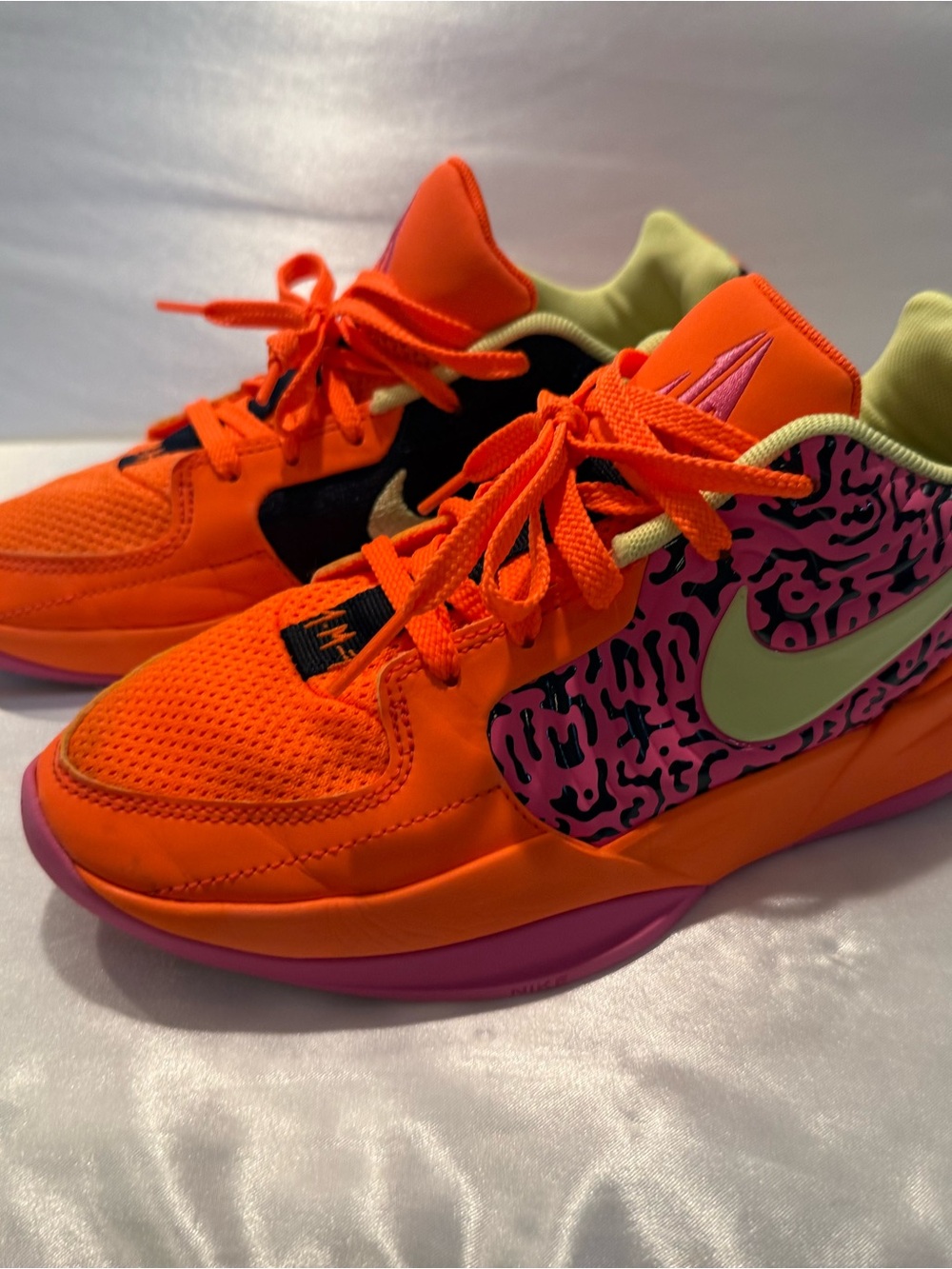 Nike Ja 2 Poison Dart big kid basketball shoes Total Orange color